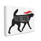 Stupell Industries Feliz Naughty Dog Funny Pet Canvas Wall Art